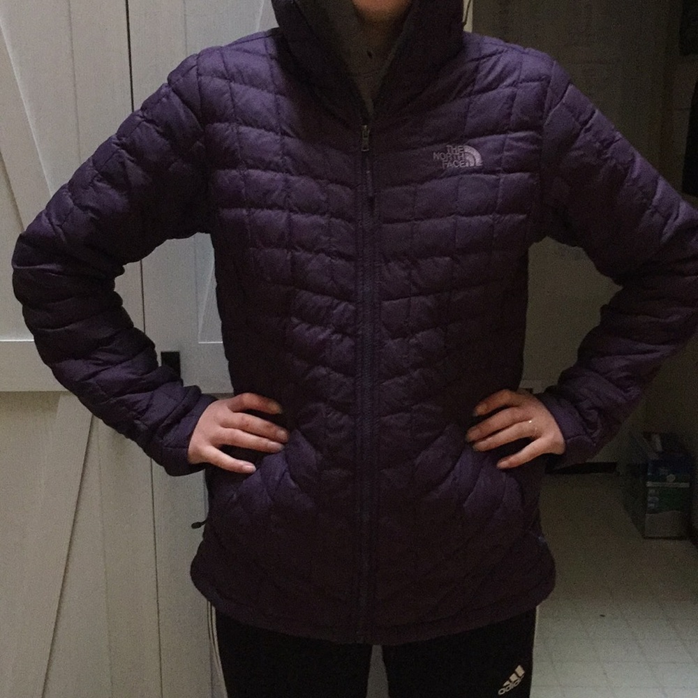 North Face purple jacket